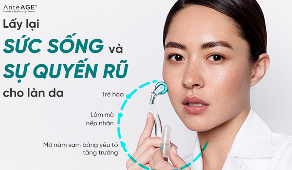 Lăn kim trẻ hoá bằng AnteAGE Growth Factor