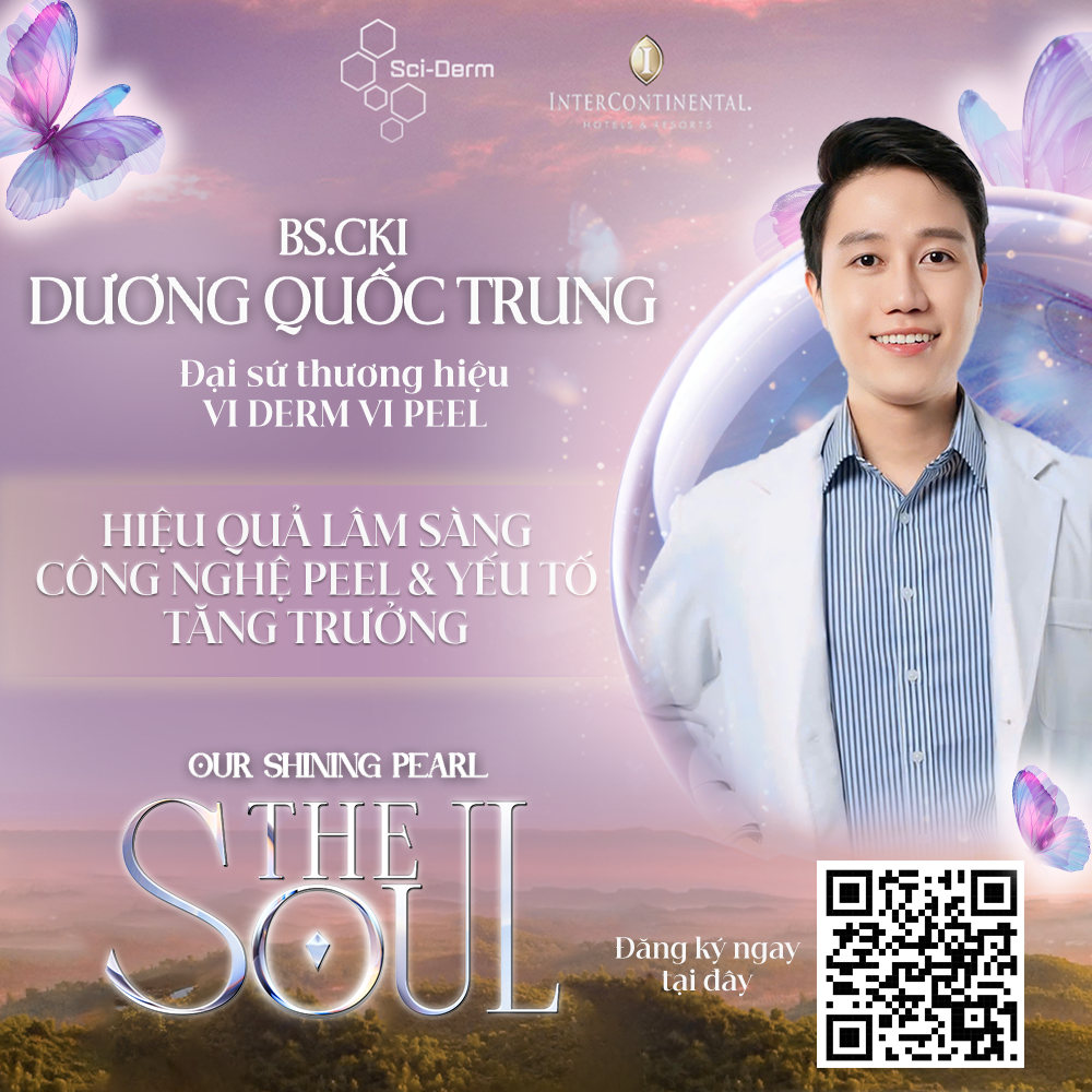 BS CKI Dương Quốc Trung - Đại sứ Thương hiệu VI Derm, VI Peel Vietnam