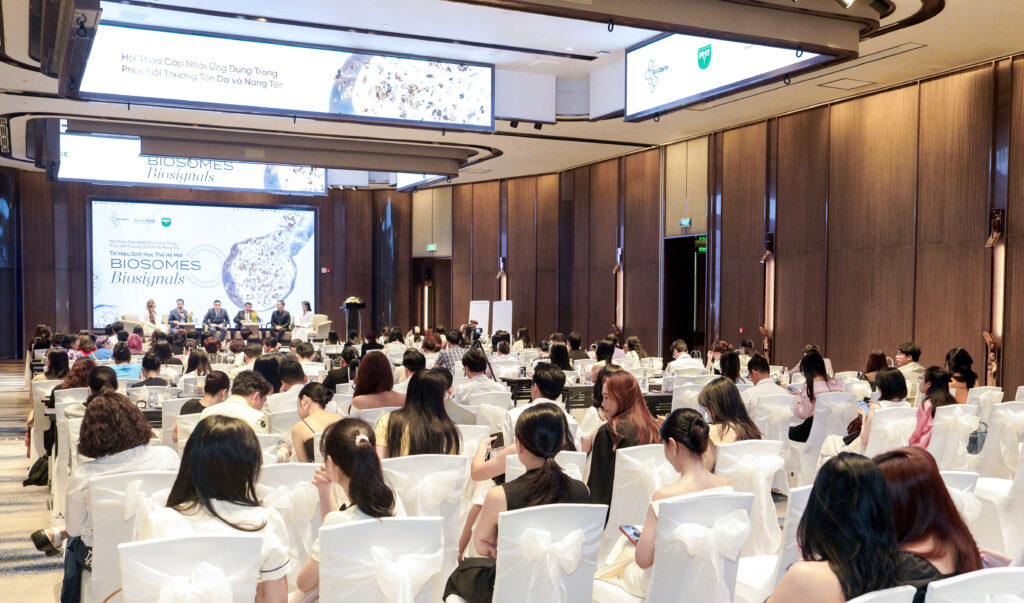 HỘI THẢO CẬP NHẬT ỨNG DỤNG TÍN HIỆU SINH HỌC THẾ HỆ MỚI BIOSOME TRONG PHỤC HỒI THƯƠNG TỔN DA VÀ NANG TÓC